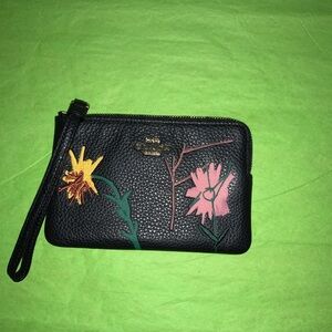 Coach X Jean Michel Basquiat Corner Zip Wristlet